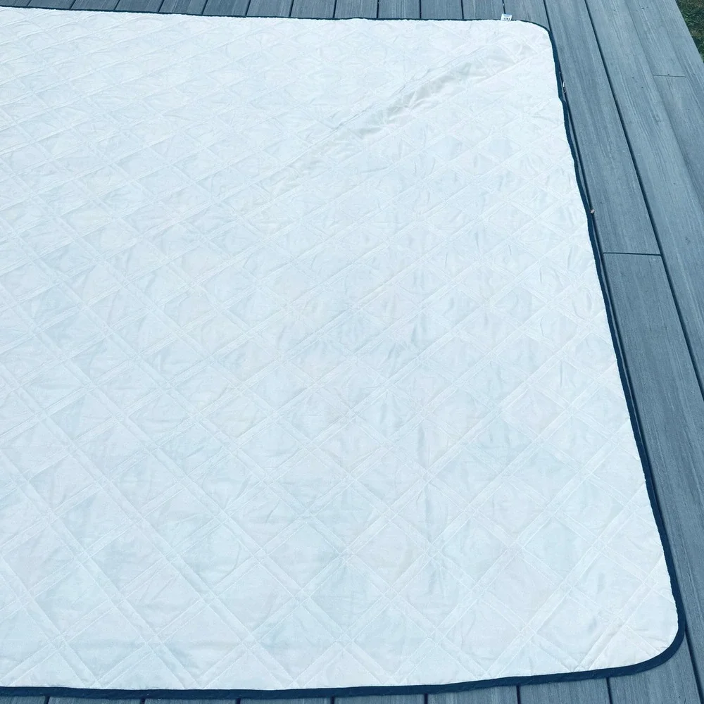 Colormate Full Size Patchwork Quilt Vintage Floral Gingham Log Cabin Pattern